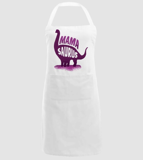 Mamasaurus model alb pe tricou