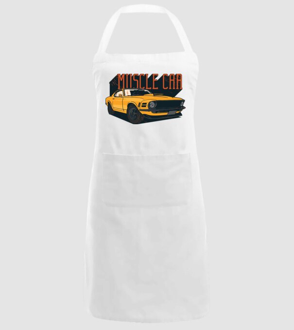 Mașină sport cool model alb pe tricou