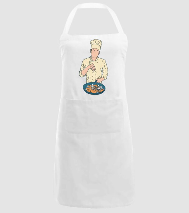 Maestru Bucătar model alb pe tricou