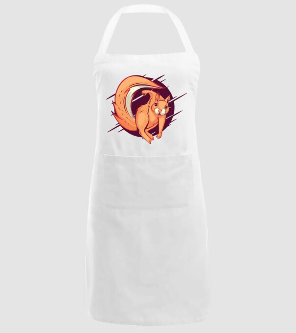 Supererou veveriță model alb pe tricou