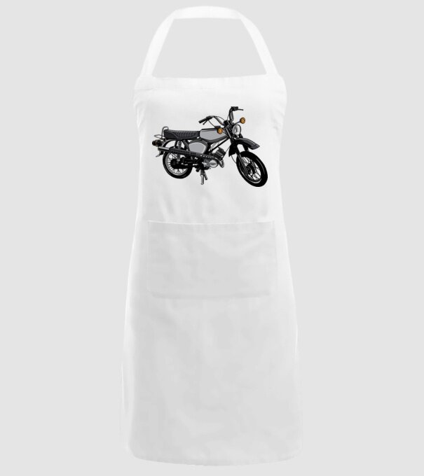 Motocicletă model alb pe tricou