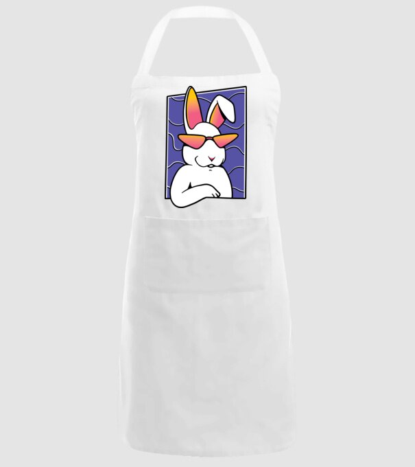 Iepuraș model alb pe tricou