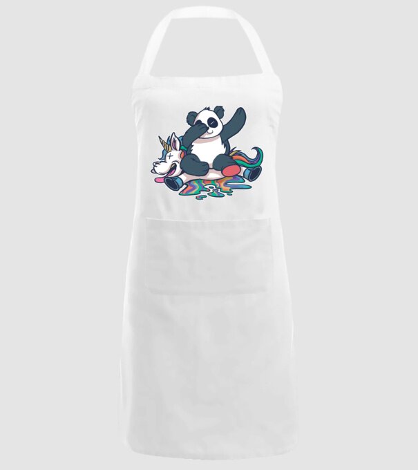 Panda DAB Unicorn model alb pe tricou