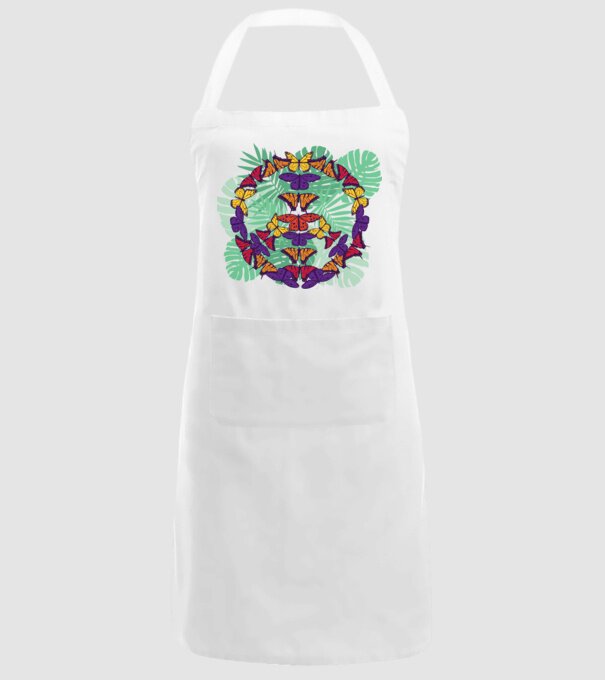 Peace tricou cu fluturi model alb pe tricou