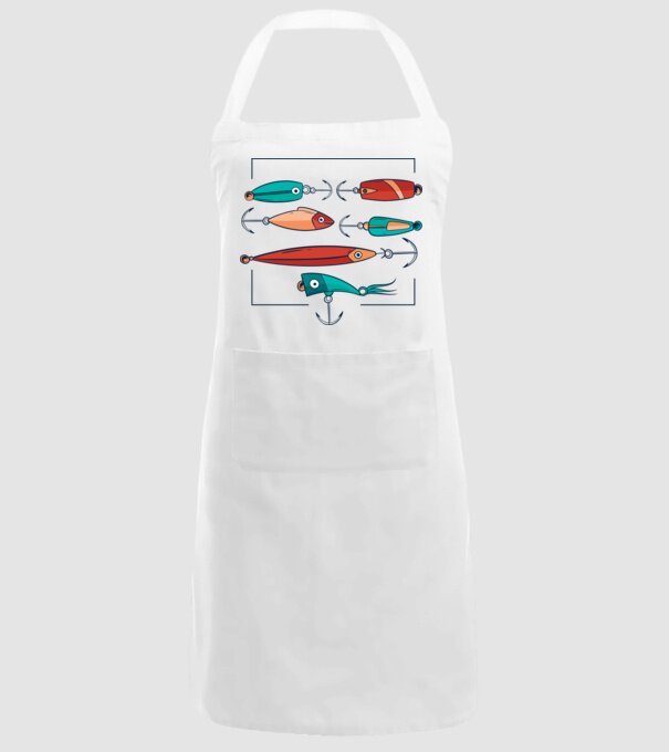 Pescuit la trena Momeli model alb pe tricou