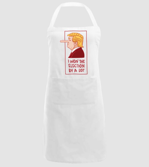 Pinocchio Trump model alb pe tricou