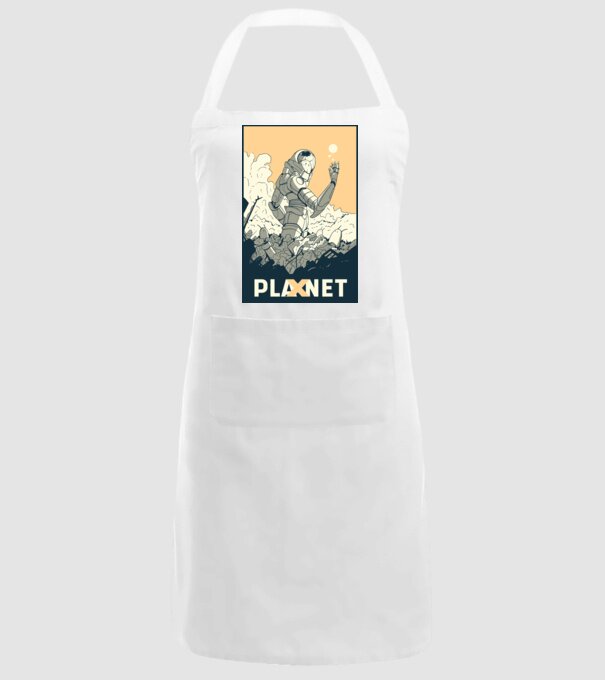 Planet X model alb pe tricou