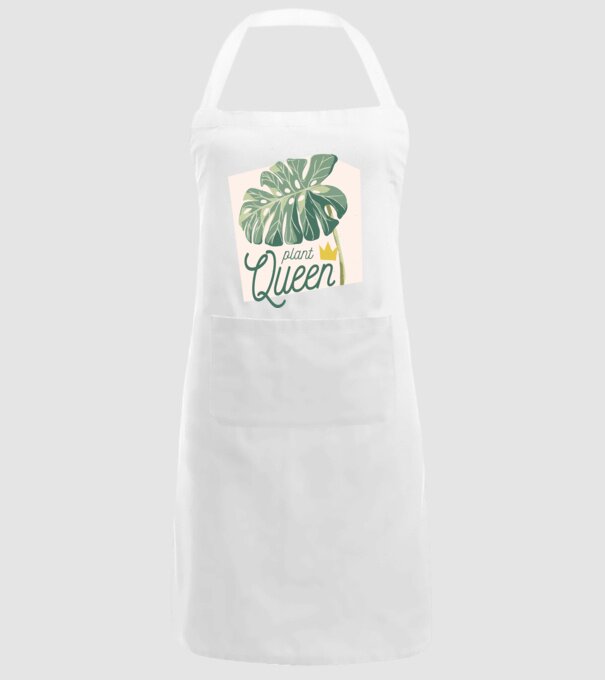 Plant Queen model alb pe tricou
