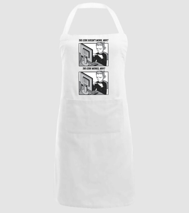 Programator Meme model alb pe tricou