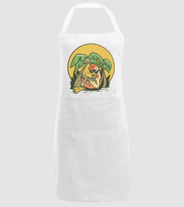 Pui relaxați model alb pe tricou