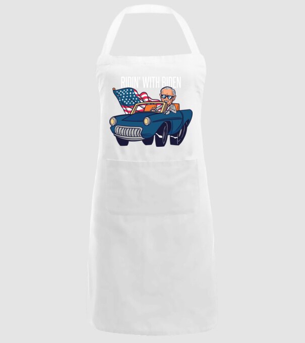 'Ridin'' with Biden - SUA 2020 alegeri' model alb pe tricou