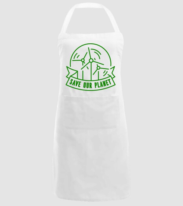 Save Our Planet - Ziua Pământului model alb pe tricou