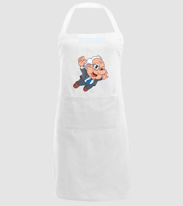 Super Bernie Sanders model alb pe tricou