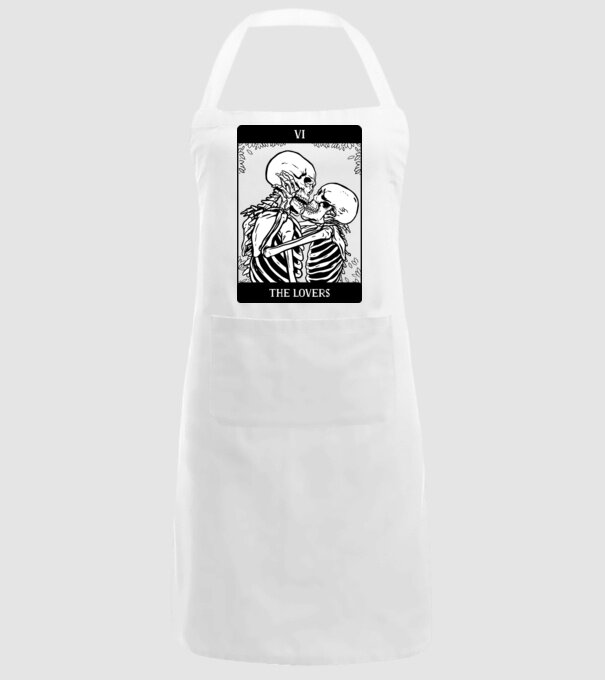 Schelete îndrăgostite model alb pe tricou