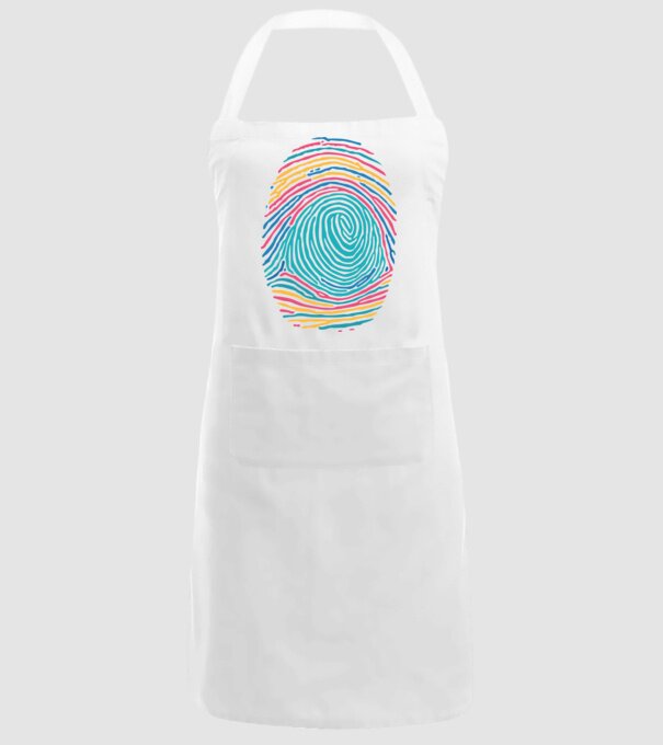 Amprentă curcubeu model alb pe tricou