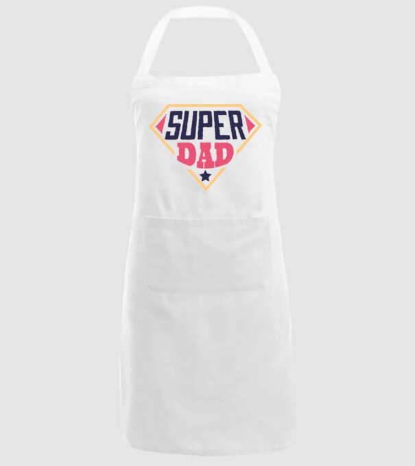 Super Tata model alb pe tricou