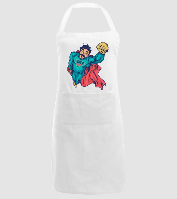 Super Tata model alb pe tricou