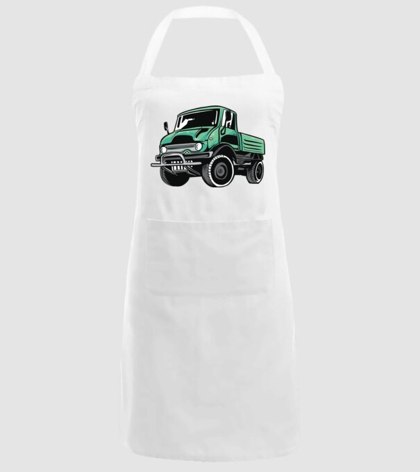 Camion model alb pe tricou