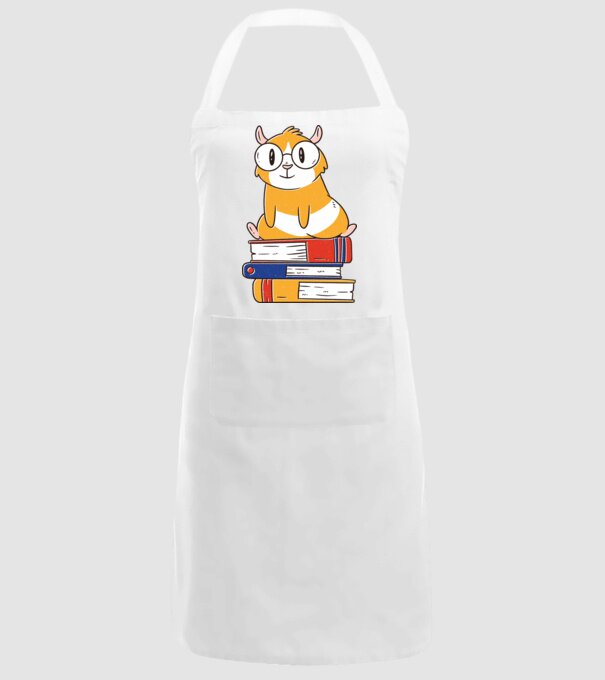 Porcușor de Guineea pe cărți model alb pe tricou