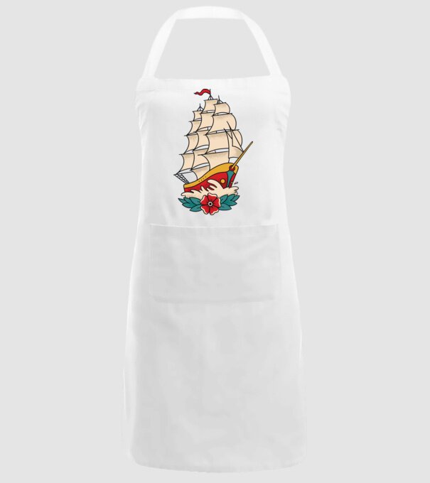 Vapor Tatuaj model alb pe tricou
