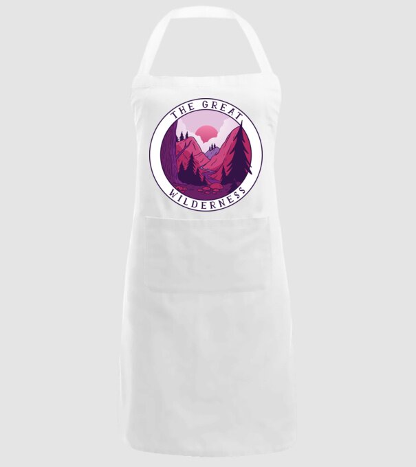 The Great Wilderness model alb pe tricou