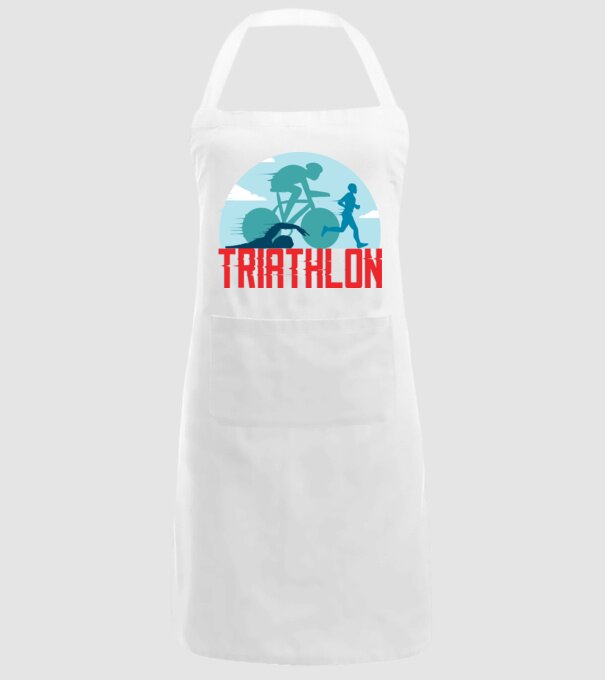Triatlon Sport model alb pe tricou