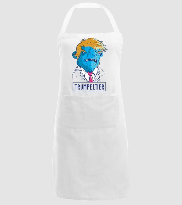 Trumpeltier monstru Trump model alb pe tricou