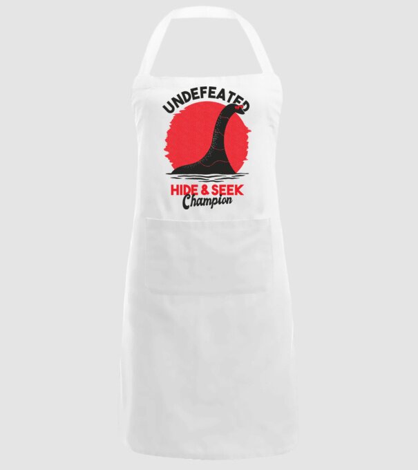 Undefeated Hide & Seek Champion model alb pe tricou
