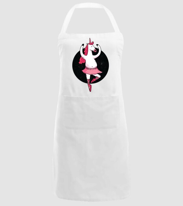 Unicorn Balet model alb pe tricou