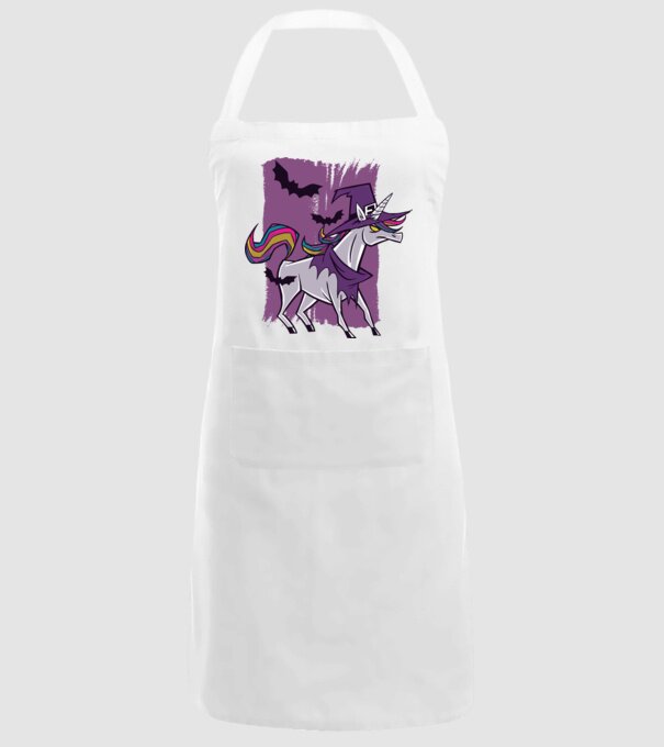 Unicorn vrăjitoare model alb pe tricou