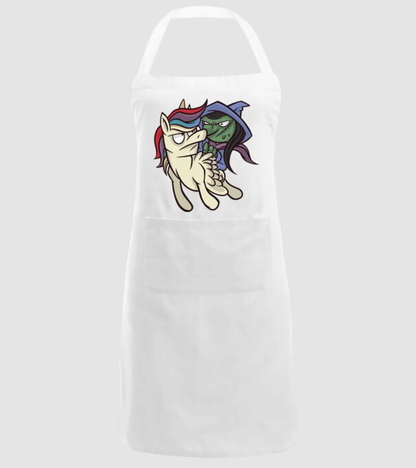 Unicorn vrăjitoare model alb pe tricou