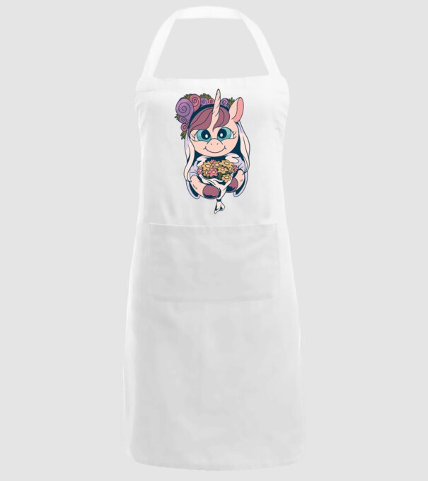 Unicorn Mireasă model alb pe tricou