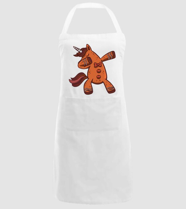 Unicorn turtă dulce DAB model alb pe tricou