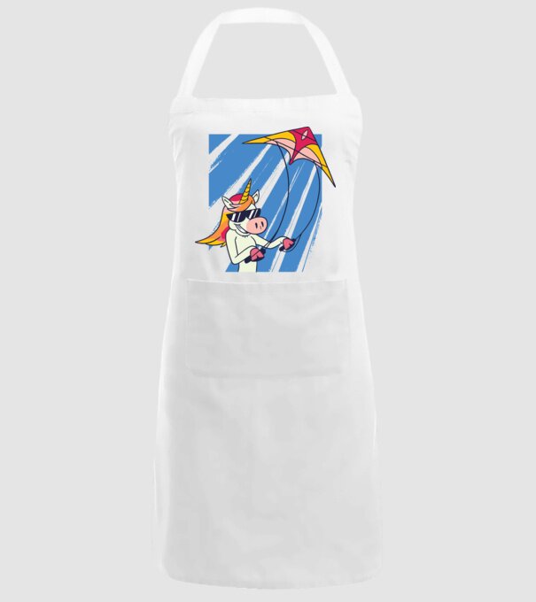 Unicorn lansează zmeie tricou drăguț model alb pe tricou