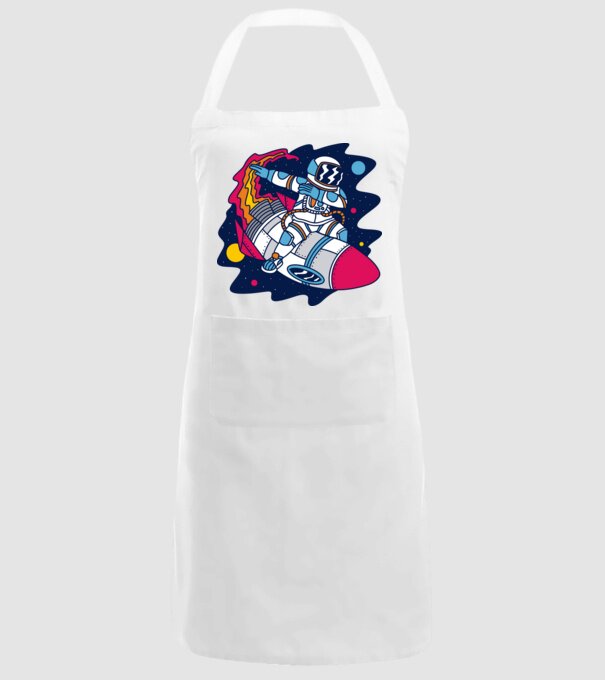 Astronaut DAB model alb pe tricou