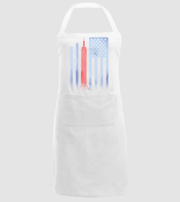 Usa Empire State Building model alb pe tricou