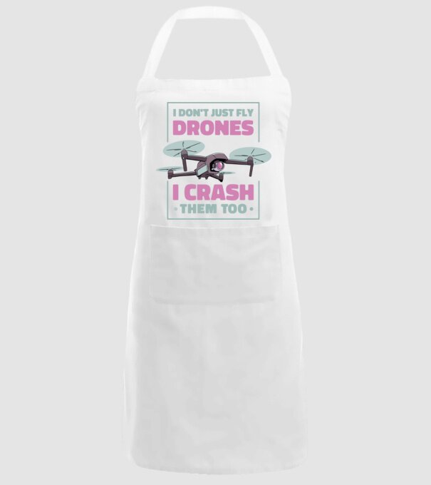 Tricou drone model alb pe tricou