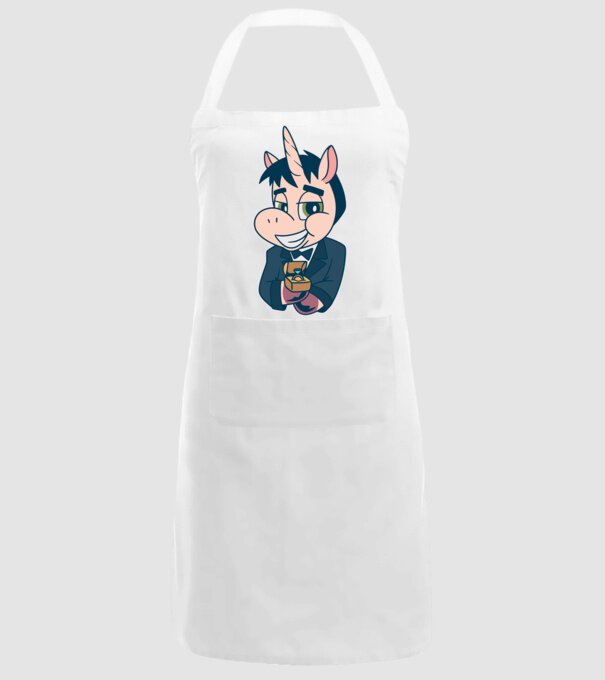 Mire unicorn model alb pe tricou