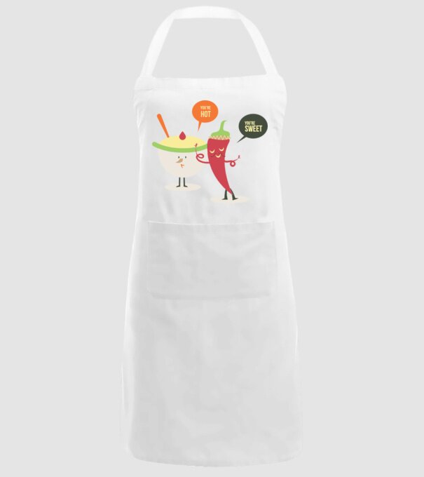You are hot - You are sweet model alb pe tricou