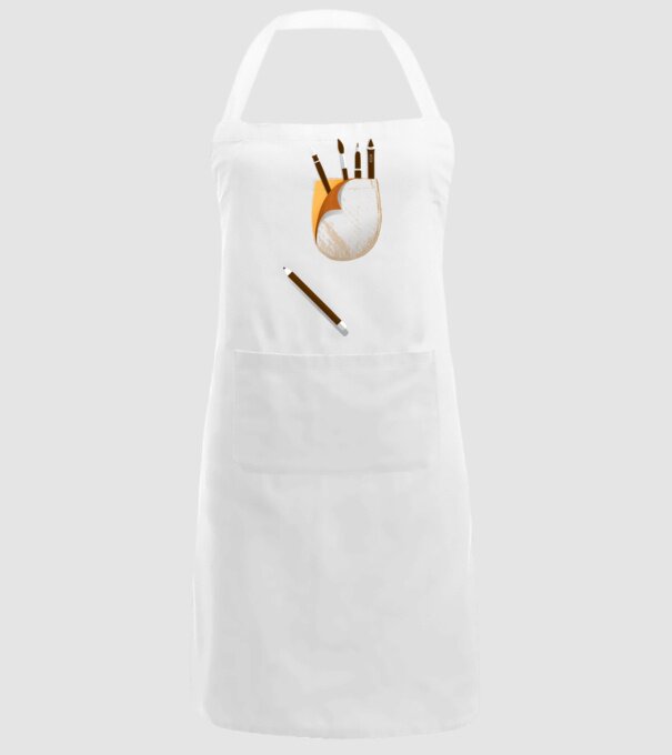 Designer buzunar model alb pe tricou