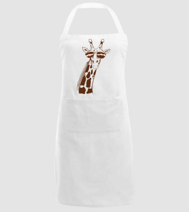 Cap Girafă model alb pe tricou