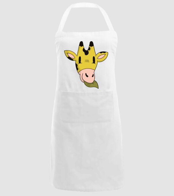 Cap Girafă model alb pe tricou