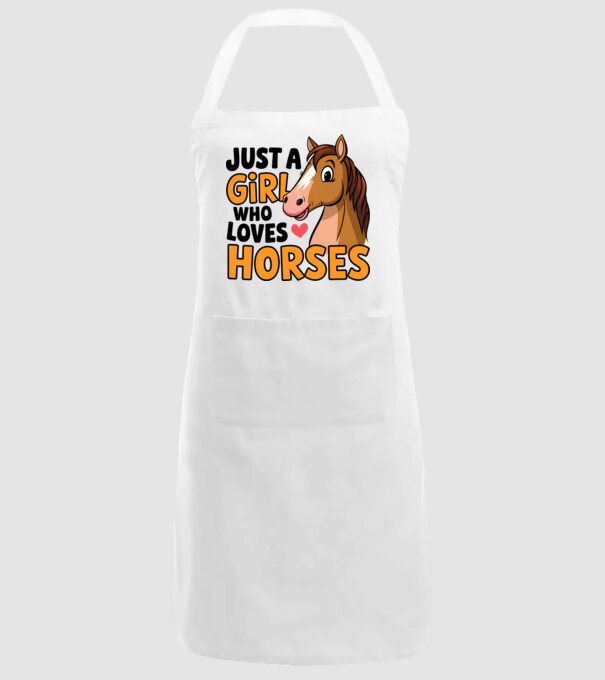Just a girl who loves horses Alb model alb pe tricou