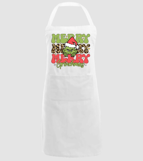 Merry Grinchmas model alb pe tricou