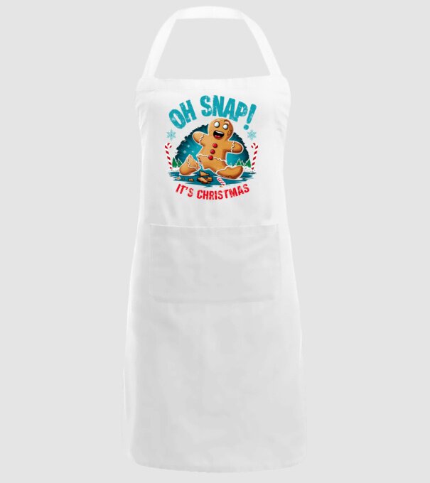 Oh snap! It's christmas Alb model alb pe tricou