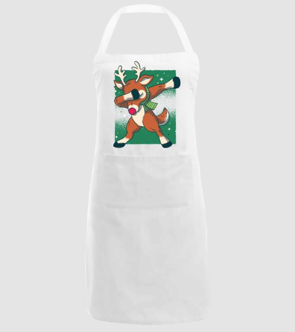 Rudolph DAB model alb pe tricou