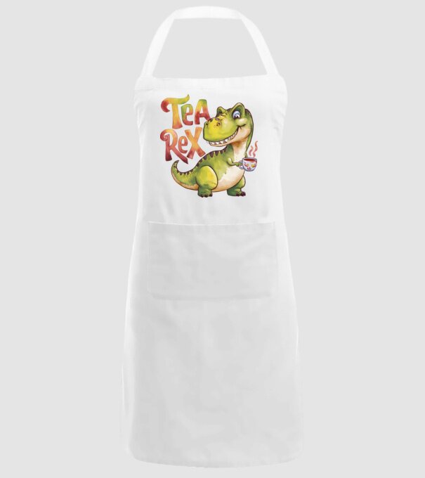 Tea Rex model alb pe tricou