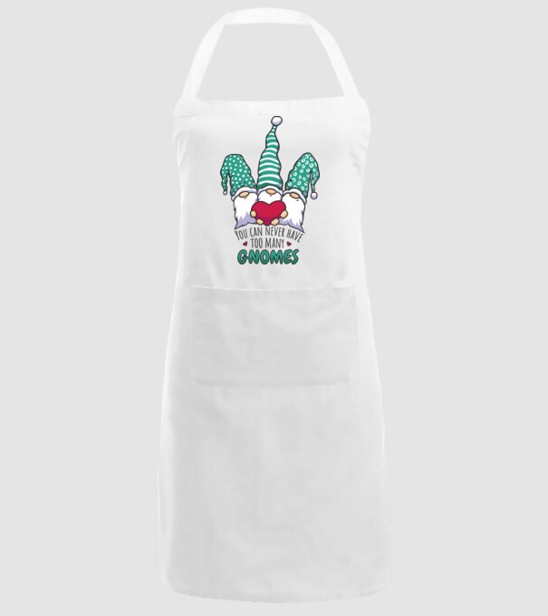 You can never have too many Gnomes model alb pe tricou