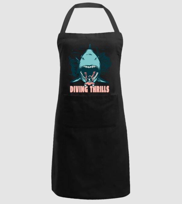 Scufundarea este periculoasă model negru pe tricou