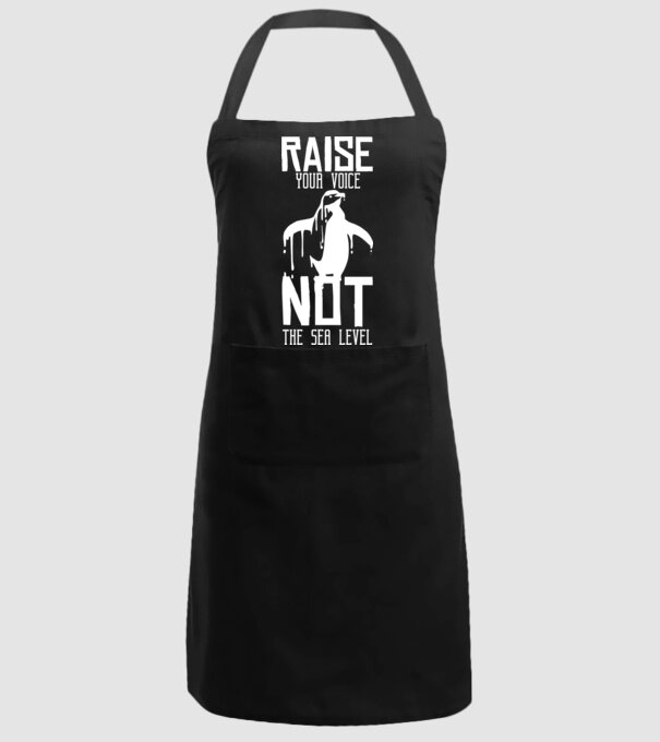 Ridică-ți vocea nu nivelul mării model negru pe tricou